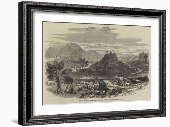 The Abyssinian Expedition, the Hot Springs of Ailet-null-Framed Giclee Print