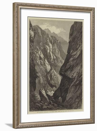 The Abyssinian Expedition, the Middle Sooroo Defile in the Senafe Pass-null-Framed Giclee Print