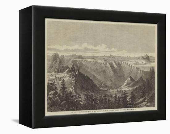 The Abyssinian Expedition, View of the Plateau at Senafe, Looking Towards the Adowa Peaks-null-Framed Premier Image Canvas