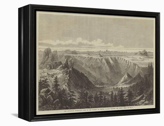 The Abyssinian Expedition, View of the Plateau at Senafe, Looking Towards the Adowa Peaks-null-Framed Premier Image Canvas