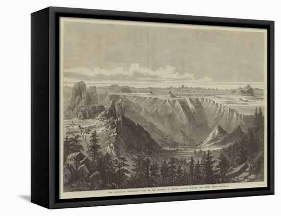 The Abyssinian Expedition, View of the Plateau at Senafe, Looking Towards the Adowa Peaks-null-Framed Premier Image Canvas