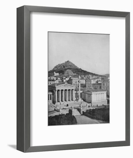 'The Academy, Mount Lycabettus in the background', 1913-Unknown-Framed Giclee Print