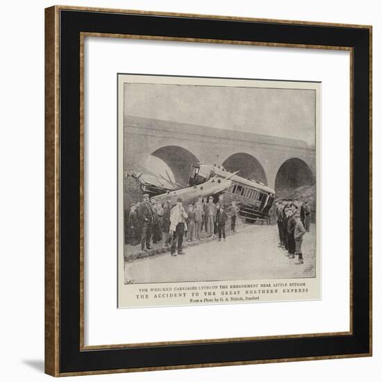 The Accident to the Great Northern Express-null-Framed Giclee Print