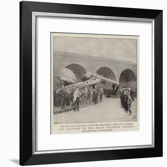 The Accident to the Great Northern Express-null-Framed Giclee Print