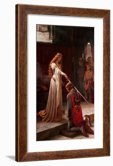 The Accolade, 1901-Edmund Blair Leighton-Framed Art Print