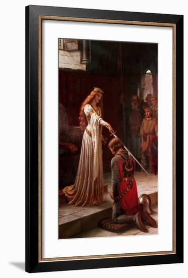 The Accolade, 1901-Edmund Blair Leighton-Framed Art Print