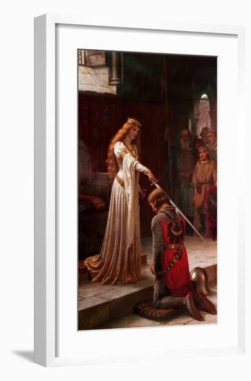 The Accolade, 1901-Edmund Blair Leighton-Framed Art Print