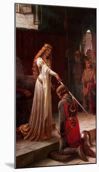 The Accolade, 1901-Edmund Blair Leighton-Mounted Art Print