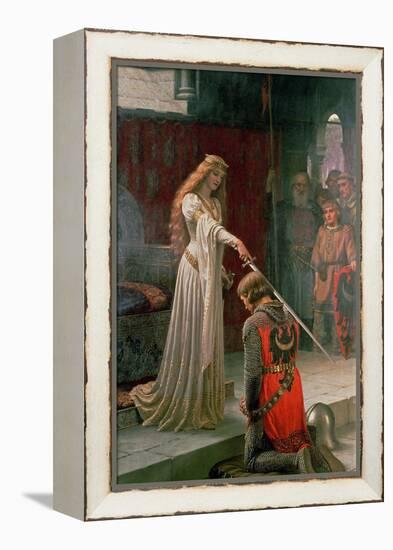 The Accolade, 1901-Edmund Blair Leighton-Framed Premier Image Canvas