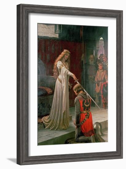 The Accolade, 1901-Edmund Blair Leighton-Framed Giclee Print