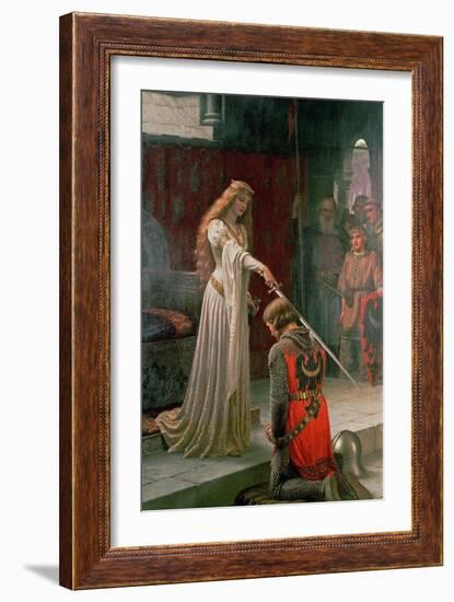 The Accolade, 1901-Edmund Blair Leighton-Framed Giclee Print