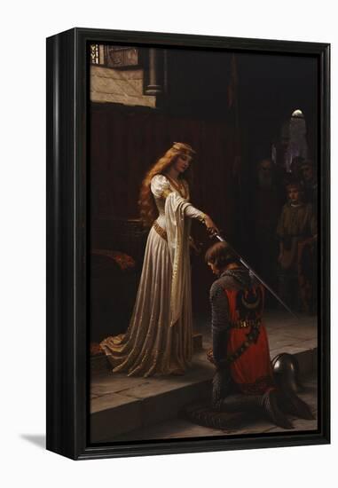 The Accolade, 1901-Edmund Blair Leighton-Framed Premier Image Canvas