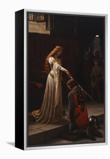 The Accolade, 1901-Edmund Blair Leighton-Framed Premier Image Canvas