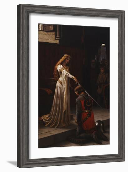 The Accolade, 1901-Edmund Blair Leighton-Framed Giclee Print