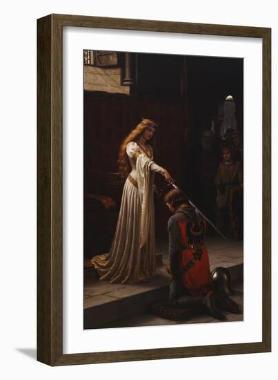 The Accolade, 1901-Edmund Blair Leighton-Framed Giclee Print