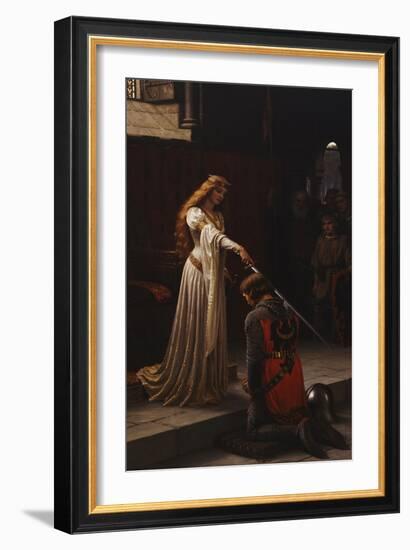 The Accolade, 1901-Edmund Blair Leighton-Framed Giclee Print