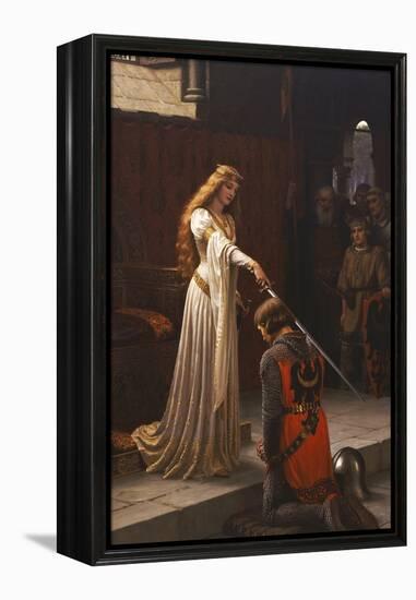 The Accolade, 1901-Edmund Blair Leighton-Framed Premier Image Canvas