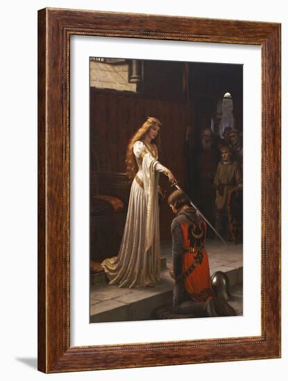 The Accolade, 1901-Edmund Blair Leighton-Framed Giclee Print