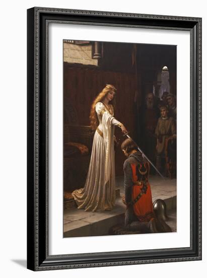 The Accolade, 1901-Edmund Blair Leighton-Framed Giclee Print