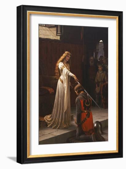 The Accolade, 1901-Edmund Blair Leighton-Framed Giclee Print