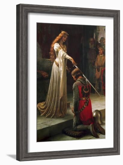 The Accolade, 1901-Edmund Blair Leighton-Framed Giclee Print