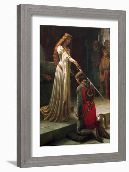 The Accolade, 1901-Edmund Blair Leighton-Framed Giclee Print