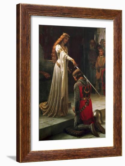 The Accolade, 1901-Edmund Blair Leighton-Framed Giclee Print