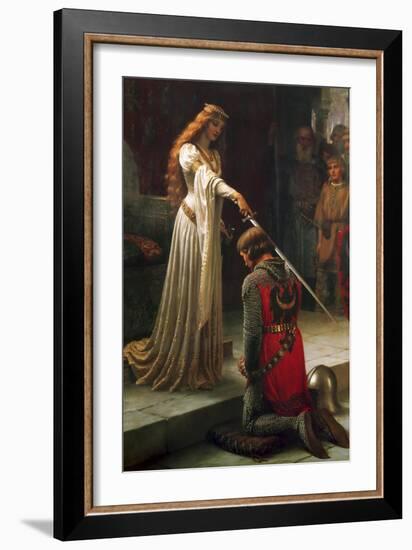 The Accolade, 1901-Edmund Blair Leighton-Framed Giclee Print