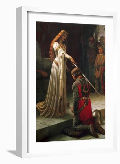 The Accolade, 1901-Edmund Blair Leighton-Framed Giclee Print