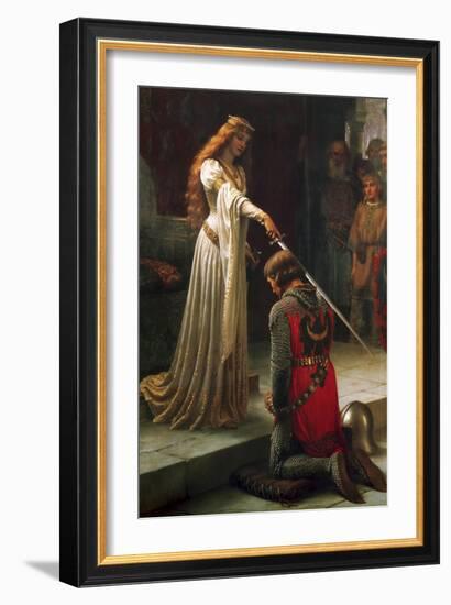 The Accolade, 1901-Edmund Blair Leighton-Framed Giclee Print