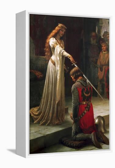 The Accolade, 1901-Edmund Blair Leighton-Framed Premier Image Canvas