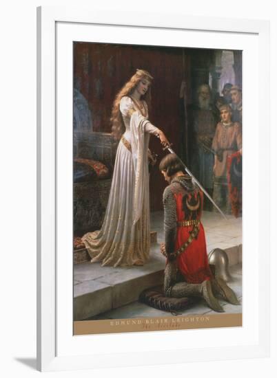 The Accolade-Edmund Blair Leighton-Framed Art Print