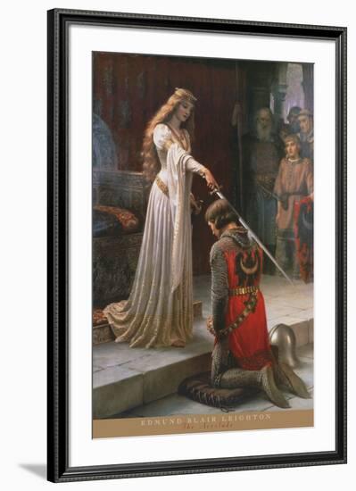 The Accolade-Edmund Blair Leighton-Framed Art Print