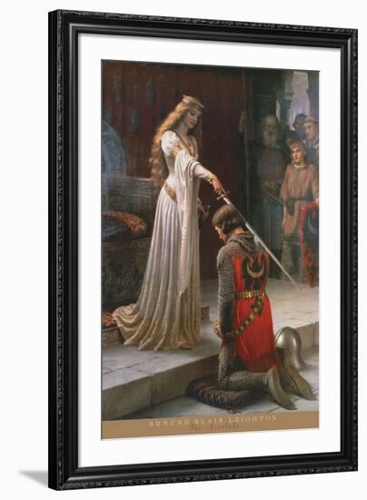 The Accolade-Edmund Blair Leighton-Framed Art Print