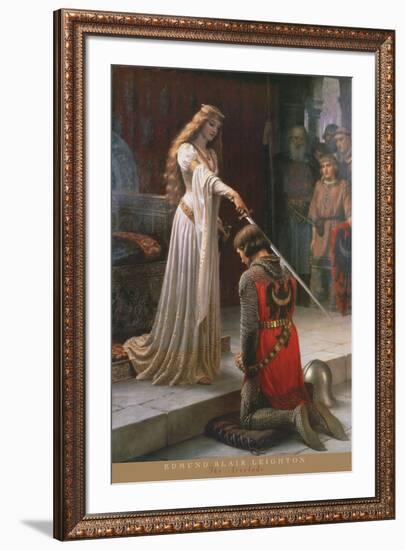 The Accolade-Edmund Blair Leighton-Framed Art Print