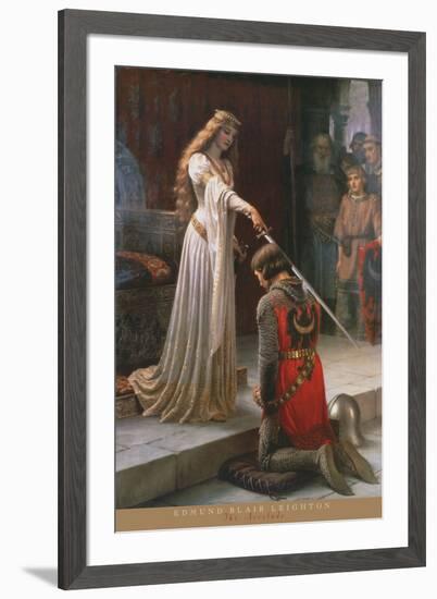 The Accolade-Edmund Blair Leighton-Framed Art Print