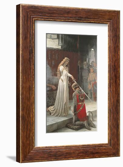 The Accolade-Edmund Blair Leighton-Framed Art Print