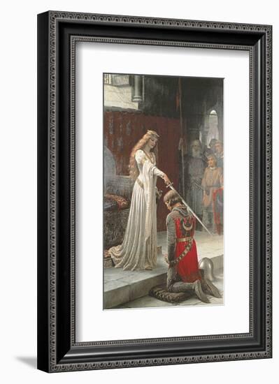 The Accolade-Edmund Blair Leighton-Framed Art Print