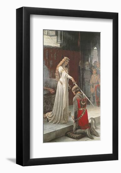 The Accolade-Edmund Blair Leighton-Framed Art Print