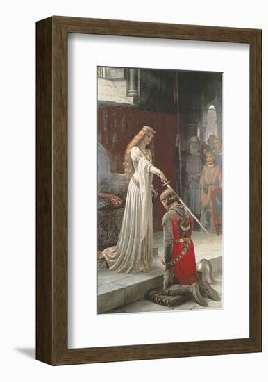 The Accolade-Edmund Blair Leighton-Framed Art Print