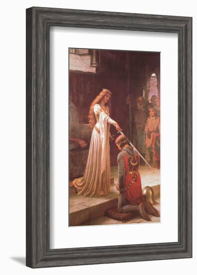 The Accolade-Edmund Blair Leighton-Framed Art Print