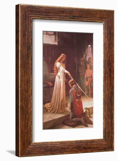 The Accolade-Edmund Blair Leighton-Framed Art Print