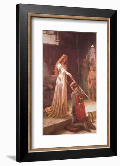 The Accolade-Edmund Blair Leighton-Framed Art Print