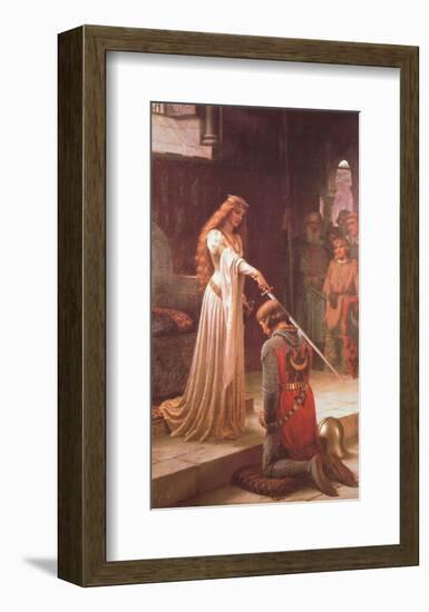 The Accolade-Edmund Blair Leighton-Framed Art Print