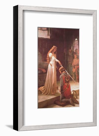 The Accolade-Edmund Blair Leighton-Framed Art Print