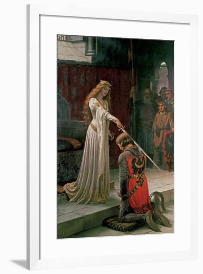 The Accolade-Edmund Blair Leighton-Framed Giclee Print