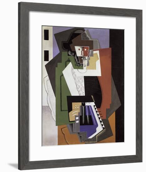 The Accordion Player-Gino Severini-Framed Art Print