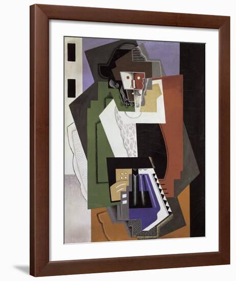 The Accordion Player-Gino Severini-Framed Art Print