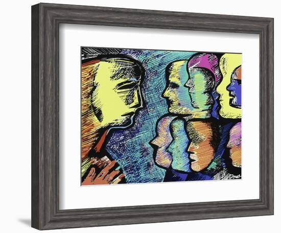 The Accused-Diana Ong-Framed Giclee Print