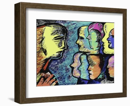 The Accused-Diana Ong-Framed Giclee Print